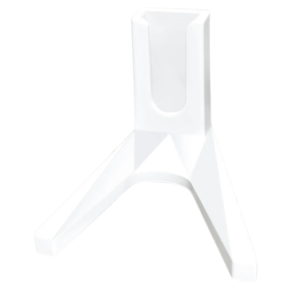 Suporte para bicicleta 12,8 x 3,6 x 9,8 cm Apoio traseiro para pedal de MTB e bicicleta de estrada 26" Suporte de estacionamento estável branco