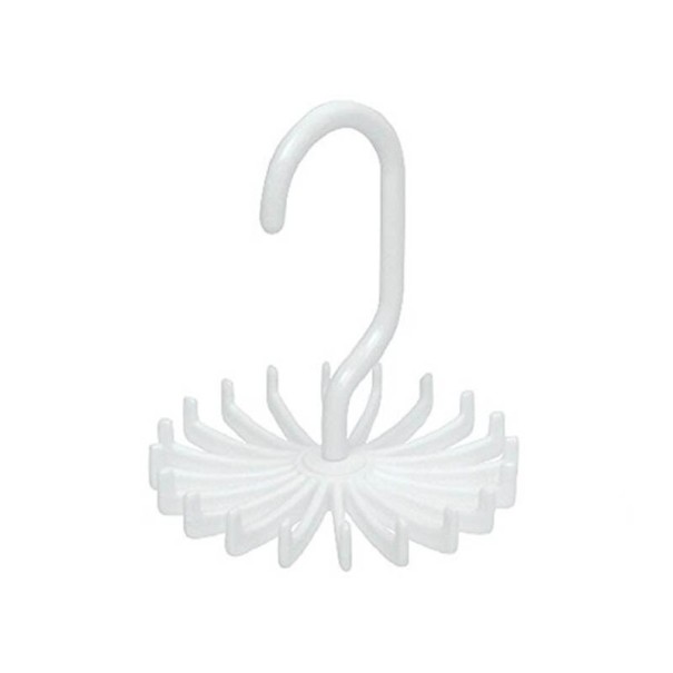 Suporte para cintos e gravatas branco