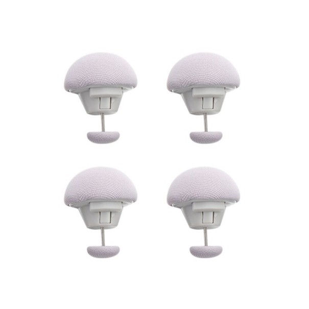 Suporte para cobertor 4 pcs cinzento
