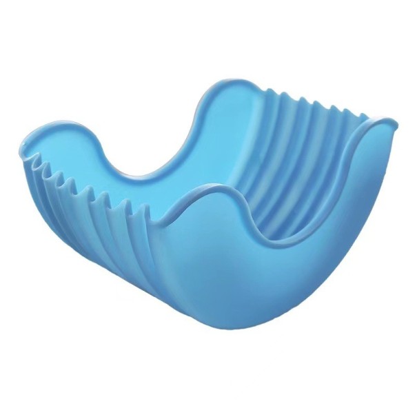 Suporte para hambúrguer azul claro