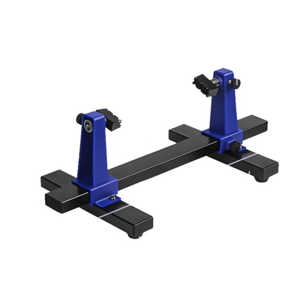 Suporte para placas de circuito 0–300 mm com estrutura metálica e base rotativa sem suporte para soldador 1