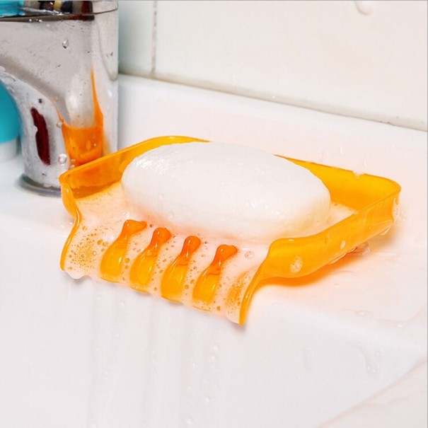 Suporte para sabão laranja