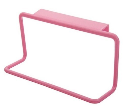 Suporte suspenso para toalhas e panos J2758 rosa