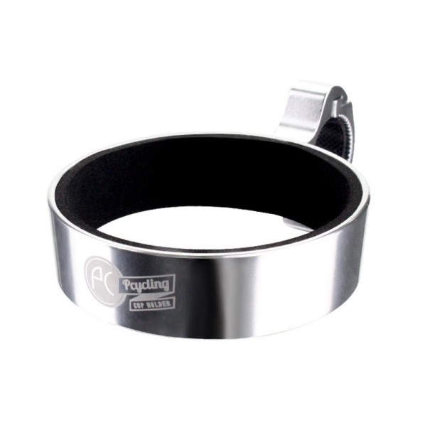 Support de bouteille en aluminium pour vélo argenté