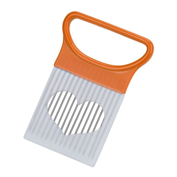 Support de découpe d'oignon orange