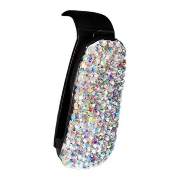 Support de lunettes de voiture avec paillettes multicolore