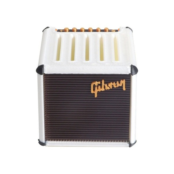 Support de médiator portable 3D de grande capacité, étanche et anti-poussière, organisateur d'accessoires de guitare, couleurs neutres blanc