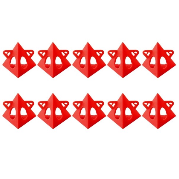 Support de peinture pour planches 10 pcs rouge