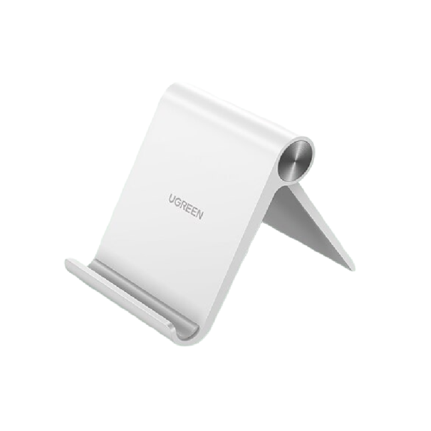 Support de téléphone de bureau blanc