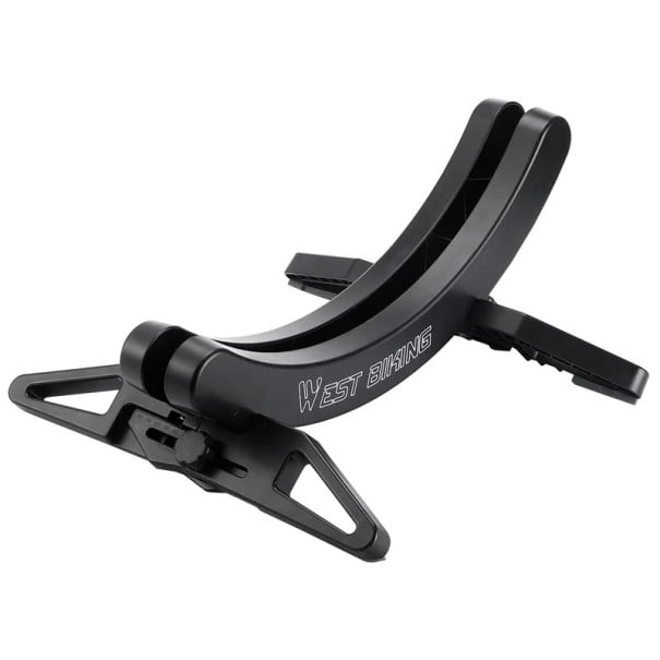 Support de vélo réglable Support de stationnement pour vélos de route et VTT Support de garage Support de service Noir 1