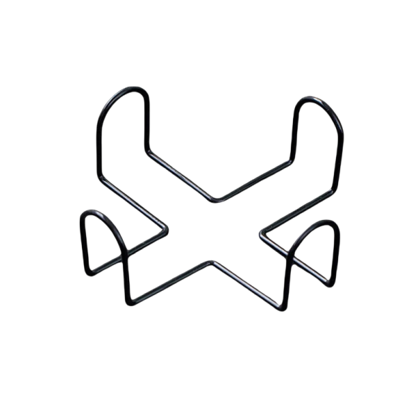 Support en métal pour sous-verres, rangement pour sets de table 11,5 × 11,5 × 5,5 cm, organisateur pour sous-verres pour table et cuisine noir