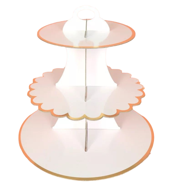 Support en papier pour desserts 1