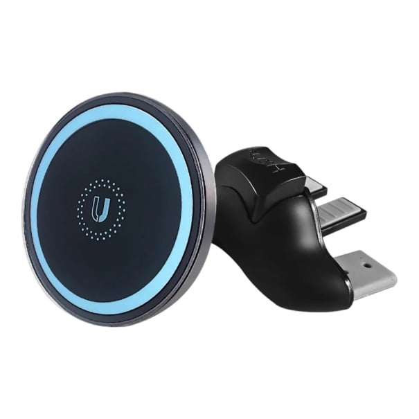 Support magnétique pour téléphone dans la voiture pour fente CD Universel Rotule Anneau de magnets Anneaux métalliques Pour navigation noir
