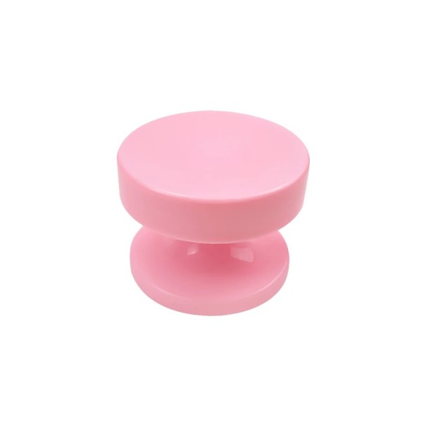 Support magnétique pour vis 5,5x4,3 cm Pratique pour petits objets métalliques à utiliser dans l'atelier, le garage et la maison rond rose