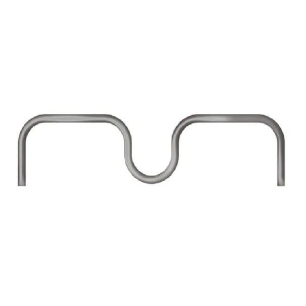 Support métallique pour branches d'arbres 10 pcs 10 cm argenté pour branches jusqu'à 1 cm pour la mise en forme et la fixation des branches d'arbres 1