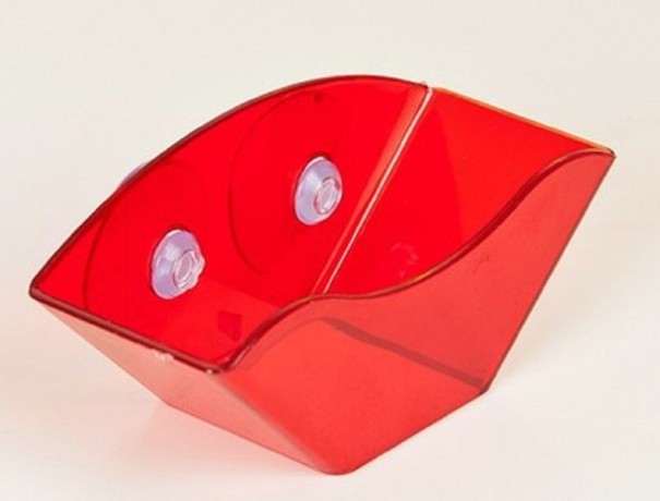 Support pour éponge rouge