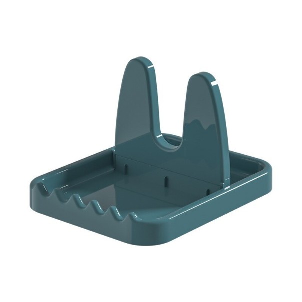 Support pour ustensiles de cuisine et couvercles T802 vert foncé