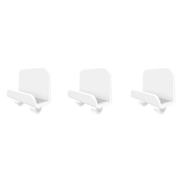 Supporti da parete per tablet 3 pz bianco