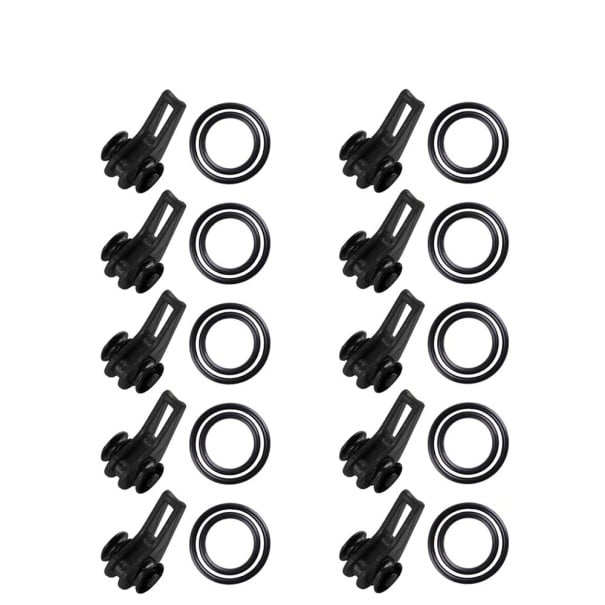 Supporti per esche 10 pz nero