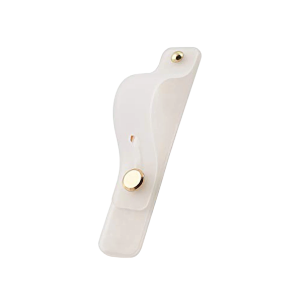 Supporto adesivo per telefono con cinturino elastico Supporto universale per il retro del telefono Maneggevolezza Accessori mobili bianco