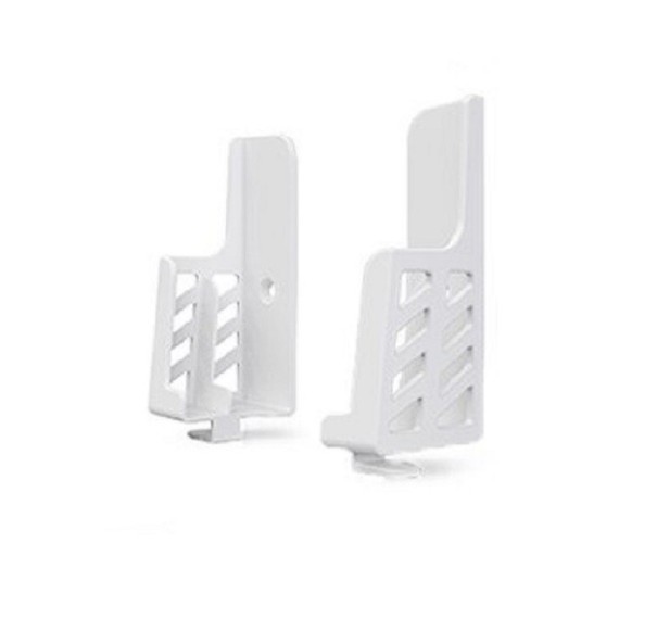 Supporto da parete per tablet 2 pz bianco