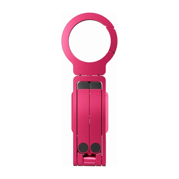 Supporto magnetico e supporto per telefono Ulanzi MA38 per MagSafe 5 modalità Gancio Moschettone Alluminio Capacità 450 g Pieghevole rosa