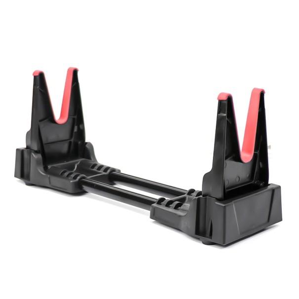 Supporto per arma con lunghezza regolabile 28–45 cm struttura scorrevole nylon plastica base antiscivolo per un deposito sicuro 1