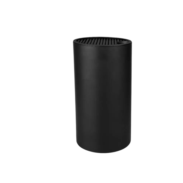 Supporto per coltelli da cucina 22 x 11 cm Un'apertura Blocco rotondo per coltelli Conservazione sicura degli utensili da cucina 1