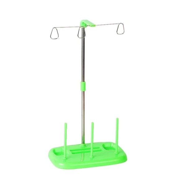 Supporto per filati in plastica a forma di cono per macchine da cucire, overlock e serger Supporto resistente per bobine per uso domestico e industriale durante la cucitura verde