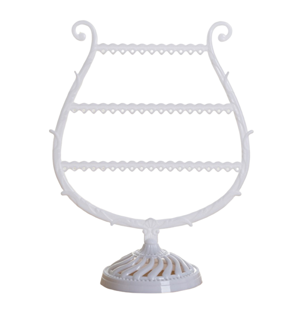 Supporto per gioielli bianco