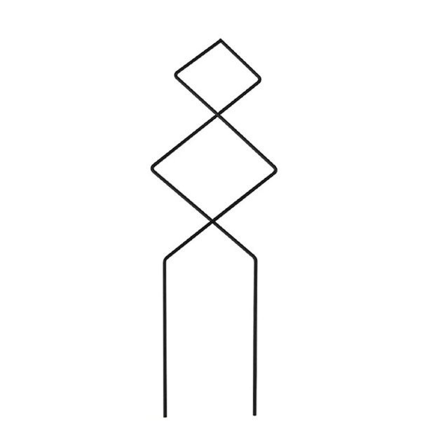 Supporto per piante in metallo doppio rombo 40 × 10 cm supporto da giardino per piante rampicanti e guida dei germogli durante la crescita 1