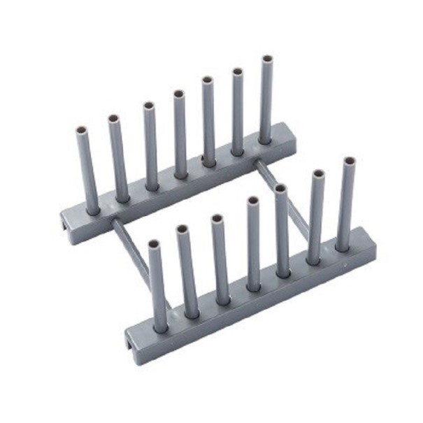 Supporto per piatti grigio