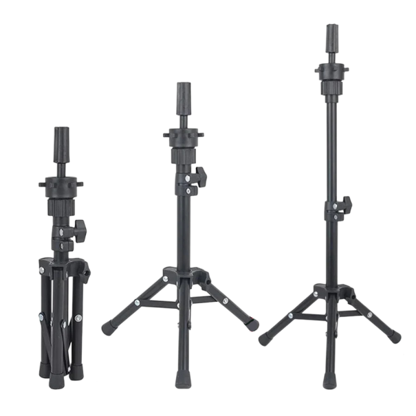 Supporto per teste di parrucca con estensione 57 cm Supporto per teste da allenamento per parrucchieri, regolabile 1