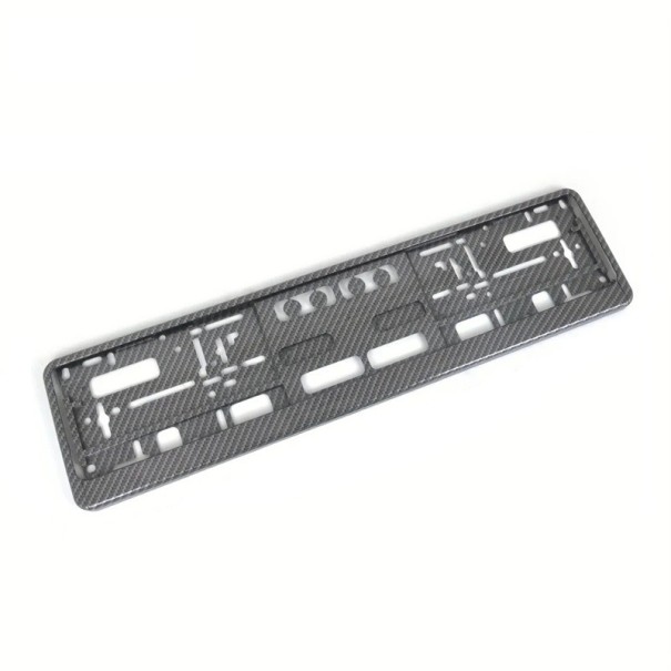 Supporto Universale per Targhe 52,7x13 cm Telaio Standard per Targa con Protezione Anticorrosione Copertura Resistente per Targhe di Automobili e Rimorchi 1