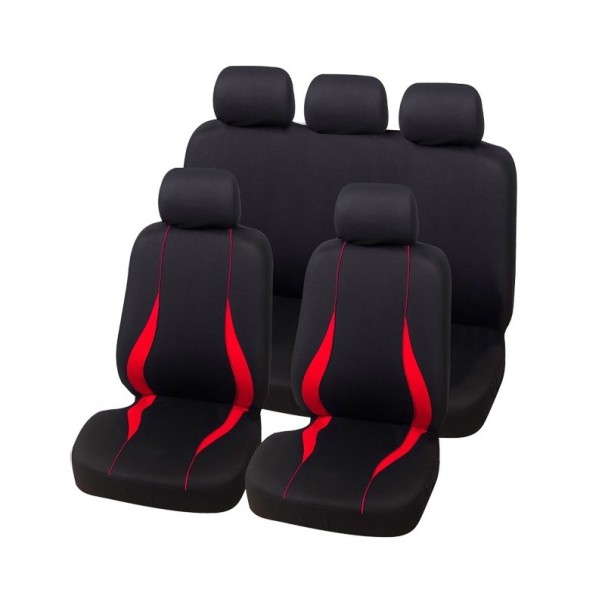 Súprava autopoťahov 9 ks červená