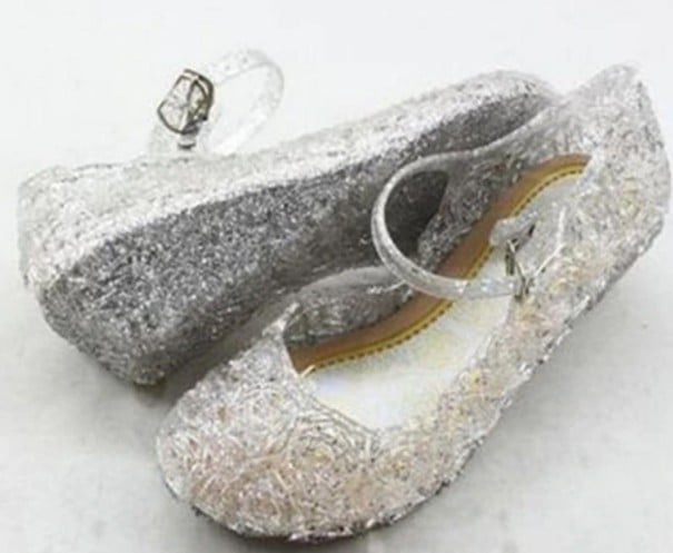 Süße Ballerinas für Mädchen weiß 25