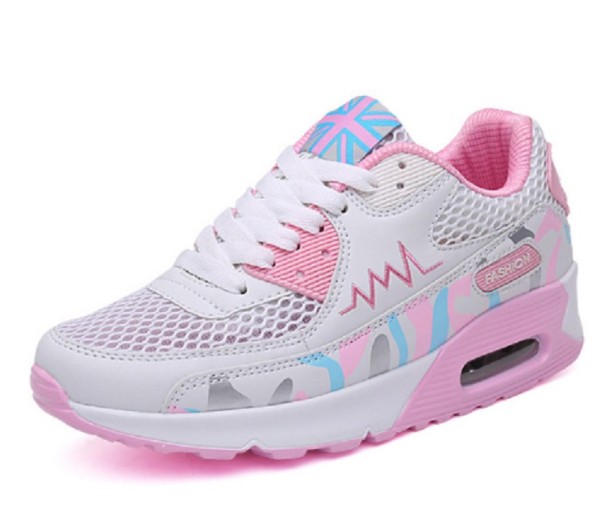 Süße Samara-Sneaker für Damen weiß-rosa 40