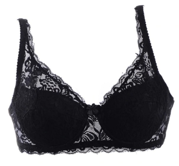 Sutiã de Renda Bardot J3152 preto 65B