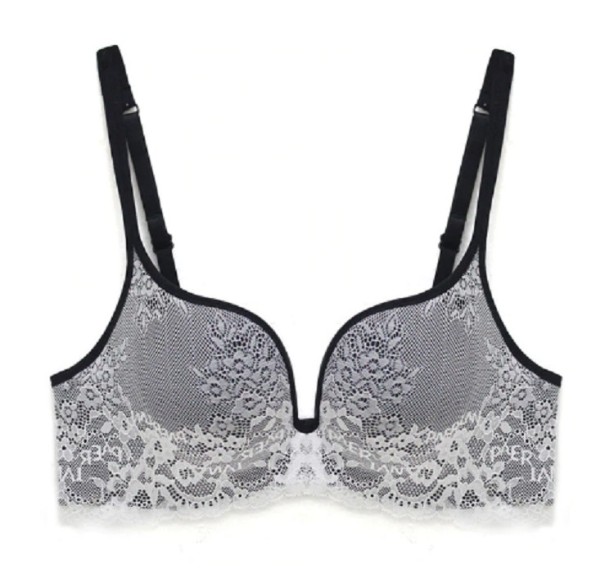 Sutiã sexy para mulheres preto 70A