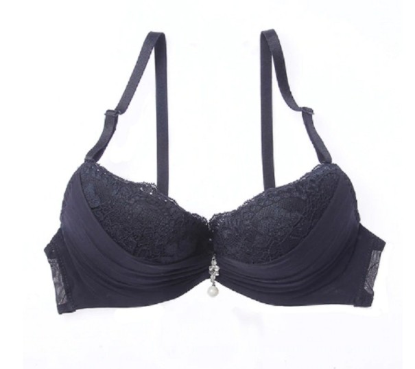 Sutien Bardot pentru femei A1471 negru 75B