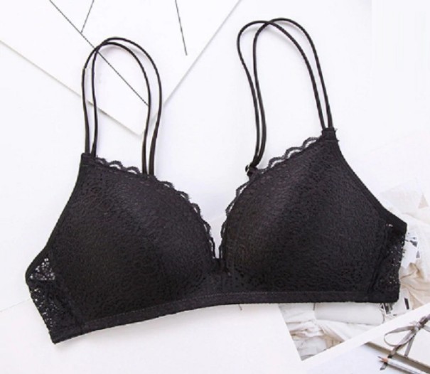 Sutien cu curele duble negru 75B