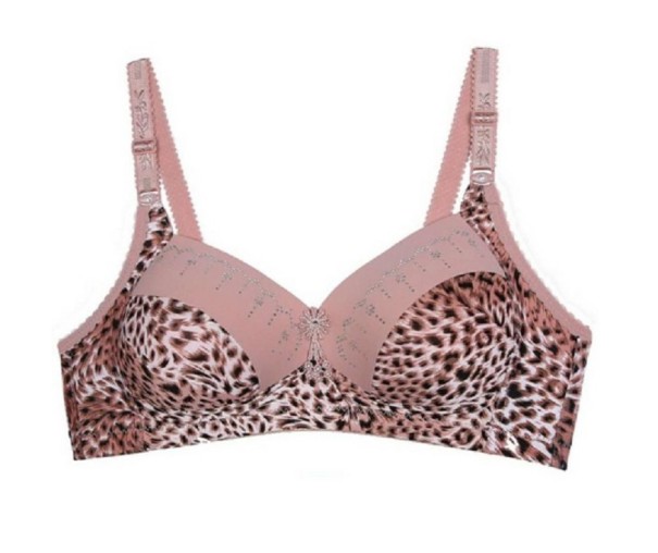 Sutien cu model leopard lavandă 80C