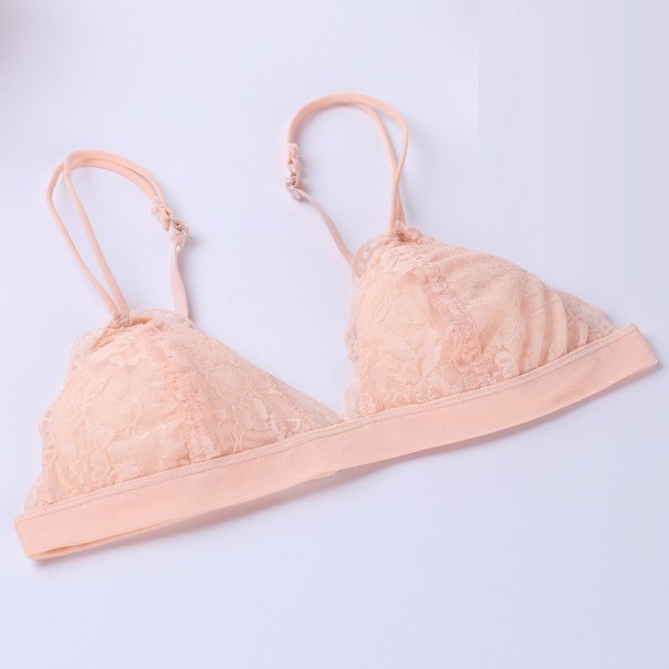 Sutien dantelă dama Mara culoarea pielii L