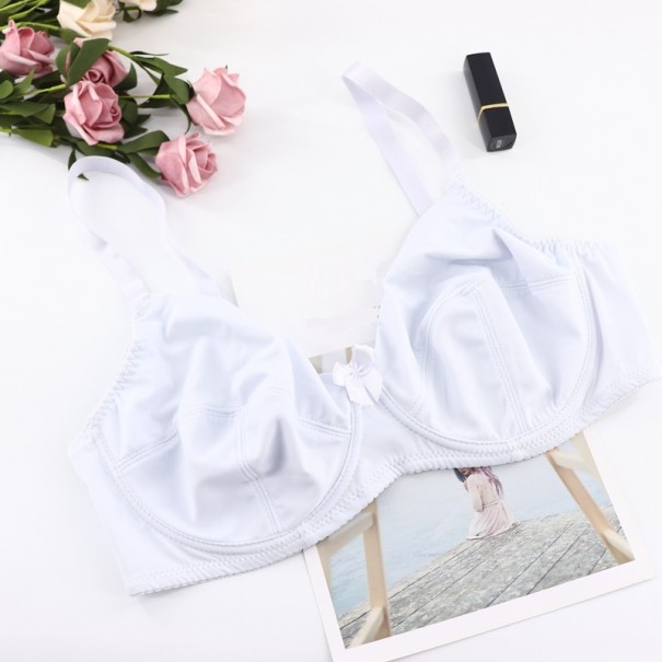 Sutien de dama cu fundita alb 85E
