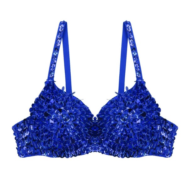 Sutien de dama cu paiete albastru M Sutien de dama cu paiete albastru M