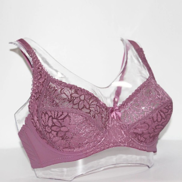 Sutien de dama din dantela cu panglica J2996 violet 85E