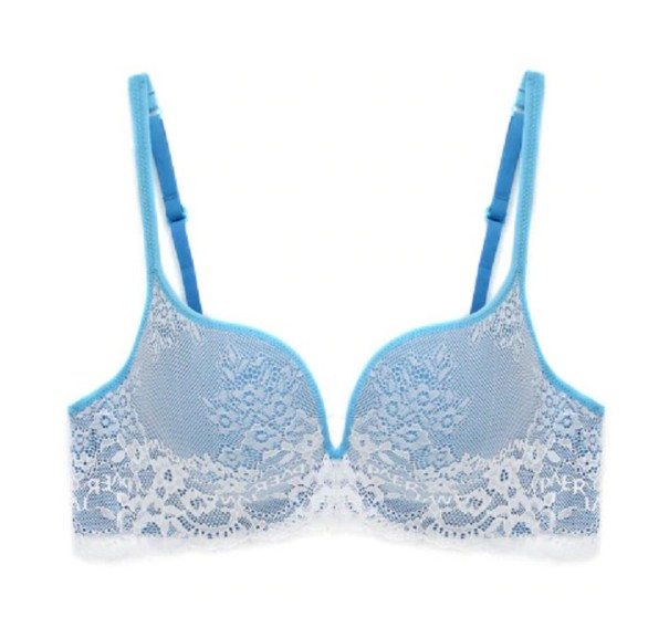 Sutien sexy pentru femei albastru deschis 85A