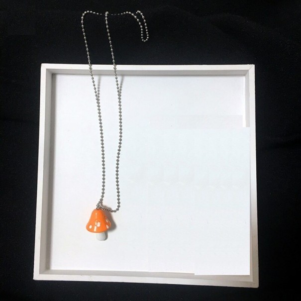 Svamphalsband för kvinnor orange