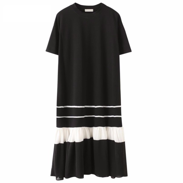 Svart midiklänning för kvinnor XL