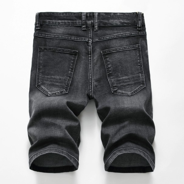 Svarta jeansshorts för män